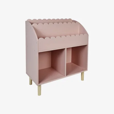 The Range Kids Scallop Detailed Bookcase - Pink