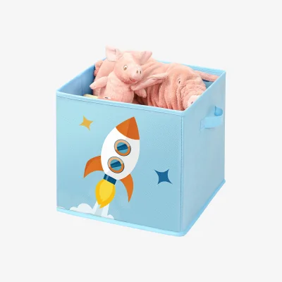 The Range Storage Boxes, Set of 3, Toy Organiser Boxes - Blue
