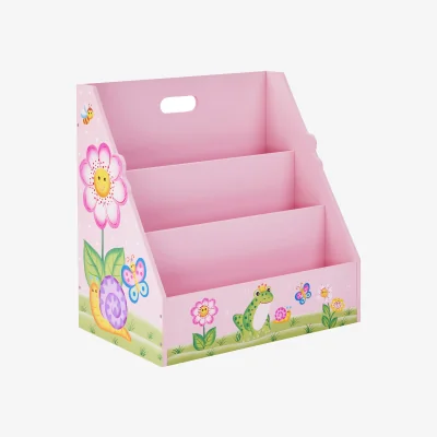 The Range Kids Wooden Toddler Sunny Safari Bookcase - Pink