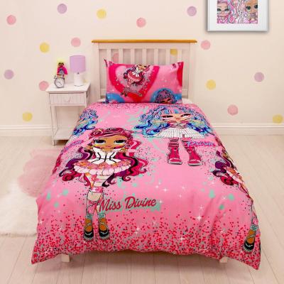 The Range LOL OMG Queens Duvet Cover with Pillowcase Bedding Girls Quilt Set - Pink