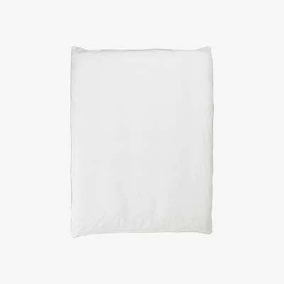 Wolf & Badger White / Brown Single Duvet Cover In Contrast Edge, Prism With Carob Us Queen Sutram