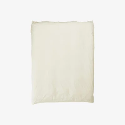 Wolf & Badger White / Neutrals Queen Duvet Cover In Canvas Us Queen Sutram