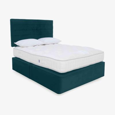 Furniture Village Harrison Spinks - Yorkshire 7.5K Divan Set with 2 Drawers - Small Double - Seven Emerald