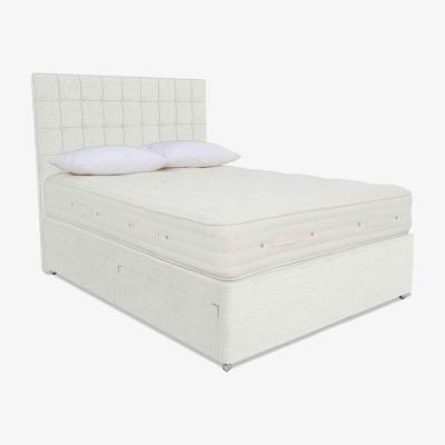 Furniture Village Hypnos - Luxury Firm 4 Divan Set with 4 Drawers - Small Double - Imperio Cream