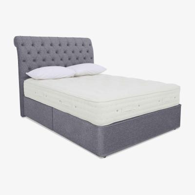 Furniture Village Hypnos - Luxury Firm 3 Divan Set with 2 Drawers - Small Double - Maestro Granite