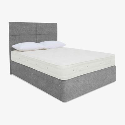 Furniture Village Hypnos - Luxury Firm 2 Divan Set - Small Double - Imperio Grey