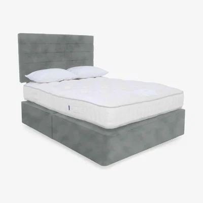 Furniture Village Harrison Spinks - Yorkshire 7.5K Divan Set with 4 Drawers - Small Double - Lovely Slate