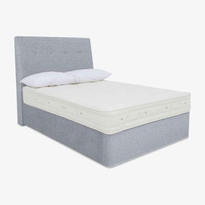 Furniture Village Hypnos - Luxury Firm 1 Divan Set with 4 Drawers - Small Double - Brooklyn Smoke