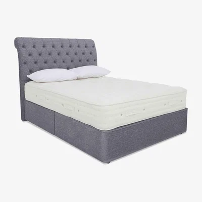 Furniture Village Hypnos - Luxury Firm 3 Divan Set with 4 Drawers - Small Double - Maestro Granite