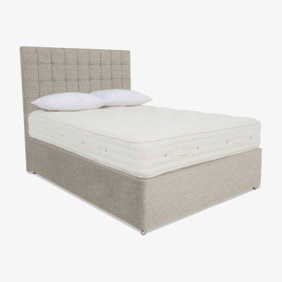 Furniture Village Hypnos - Luxury Firm 4 Divan Set with 4 Drawers - Small Double - Imperio Biscuit