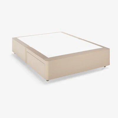 John Lewis John Lewis Non Sprung 2 Drawer Storage Upholstered Divan Base, Small Double