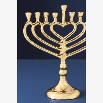 Anthropologie Heart Menorah