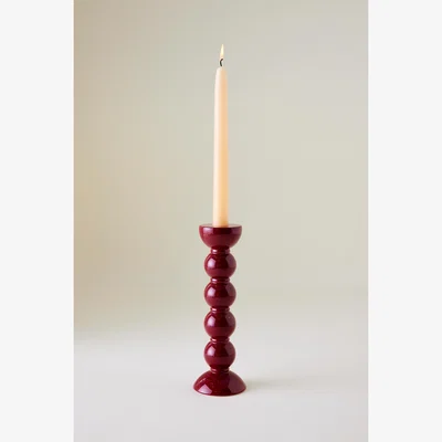 Anthropologie Addison Ross Bobbin Candle Holder