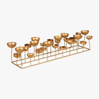 Barker and Stonehouse Gold Multi Cup Tealight Holder Candle Holder Metal | Barker & Stonehouse