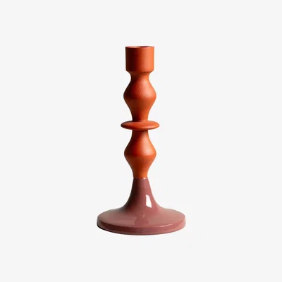 Barker and Stonehouse Pink Orange Candlestick | Barker & Stonehouse