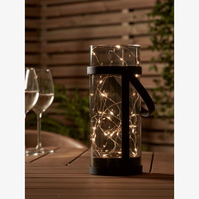 Cox and Cox Solar Wire Lights Column Lantern