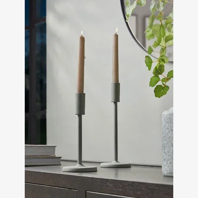 Cox and Cox Eucalyptus Dinner Candle Holder - Small