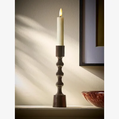 Cox and Cox Enamel Bobble Candle Holder