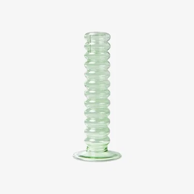 Cult Furniture £5  Off  HKliving Glass Candle Holder L, Mint Green