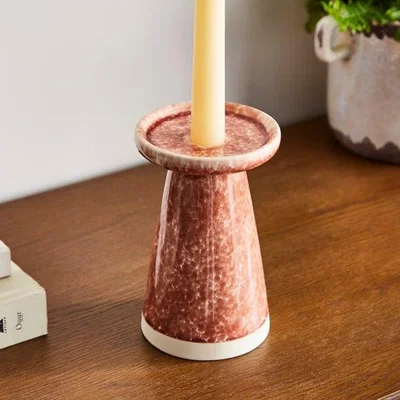 Dunelm Churchgate Reactive Glaze Ceramic Candle Holder
