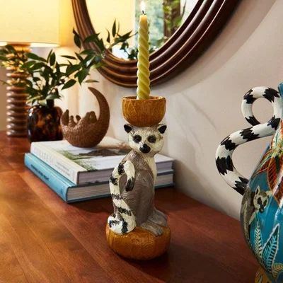 Dunelm Lemur Candle Holder