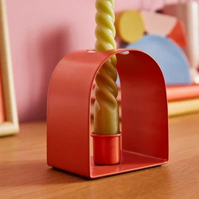 Dunelm Elements Oval Taper Candle Holder