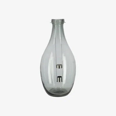 Dunelm Fallen Fruits Bottle Windlight Candle Holder Clear