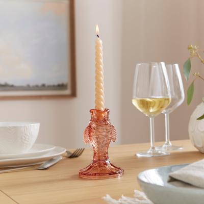 Dunelm Oceanscape Fish Glass Candle Holder