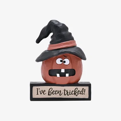 Dunelm I've Been Tricked Jack-O-Lantern Ornament Black