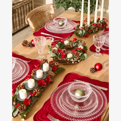 Dibor Christmas Rose Candle Holder Collection
