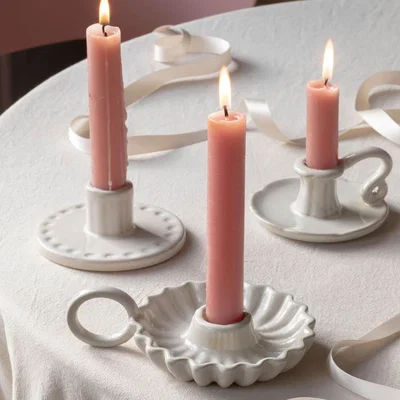 Graham & Green Graham and Green Loop Ceramic Candle Holder