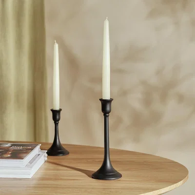 Habitat Habitat Metal Candle Stick - Black