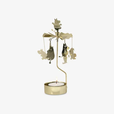 John Lewis Pluto Produkter Moomin Spinner Tealight Candle Holder, H16 cm