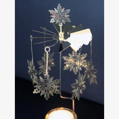 John Lewis Pluto Produkter Snowstar Spinner Tealight Candle Holder