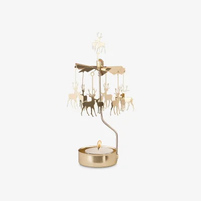 John Lewis Pluto Produkter Reindeer Spinner Tealight Candle Holder