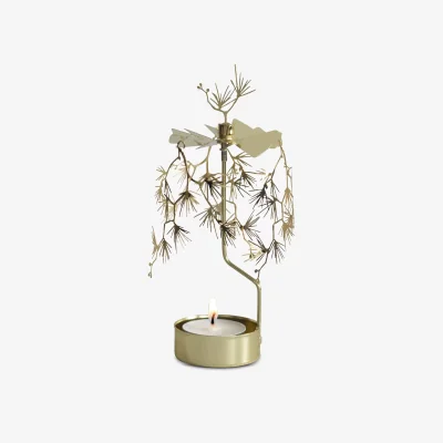John Lewis Pluto Produkter Pine Plated Iron Candle Holder