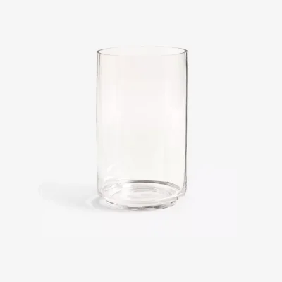 John Lewis John Lewis Clear Glass Hurricane Candle Holder