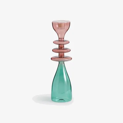 La Redoute Boamia 28.5cm High Glass Candlestick