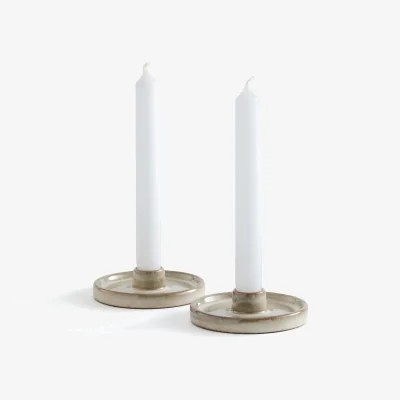 La Redoute Set of 2 Nelina Ceramic Candle Holders