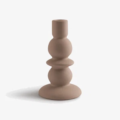 La Redoute Kiero Ceramic Candle Holder H18cm