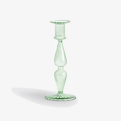 La Redoute Chilava H20.3cm Glass Candlestick