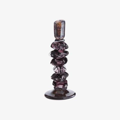 La Redoute Qimera Candlestick in Hand-Blown Glass H29.5cm