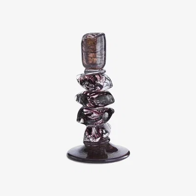 La Redoute Qimera Candlestick in Hand-Blown Glass H23cm