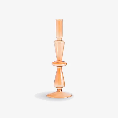 La Redoute Chilava 25cm High Glass Candlestick