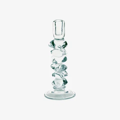 La Redoute Qimera Transparent Glass Candlestick H29.5cm