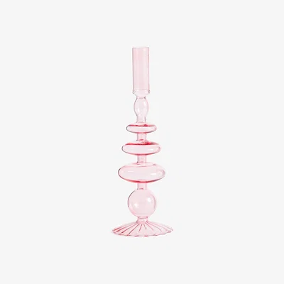 La Redoute Chilava 27.3cm High Glass Candlestick