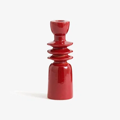 La Redoute Greta 18cm High Ceramic Candlestick