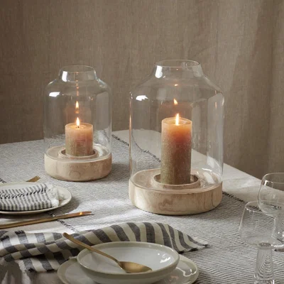 Layered Lounge Bude Hurricane Lantern