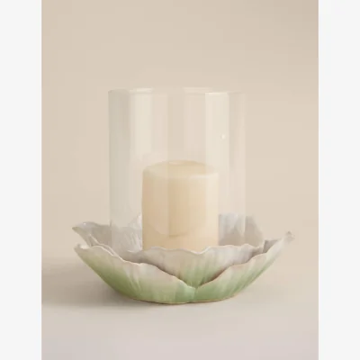 Marks & Spencer M&S Handkerchief Petal Hurricane Candle Holder Multi