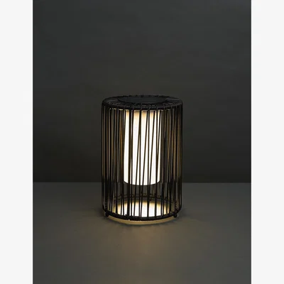 Marks & Spencer M&S Collection Medium Warm White Rope Solar Lantern - Black, Black